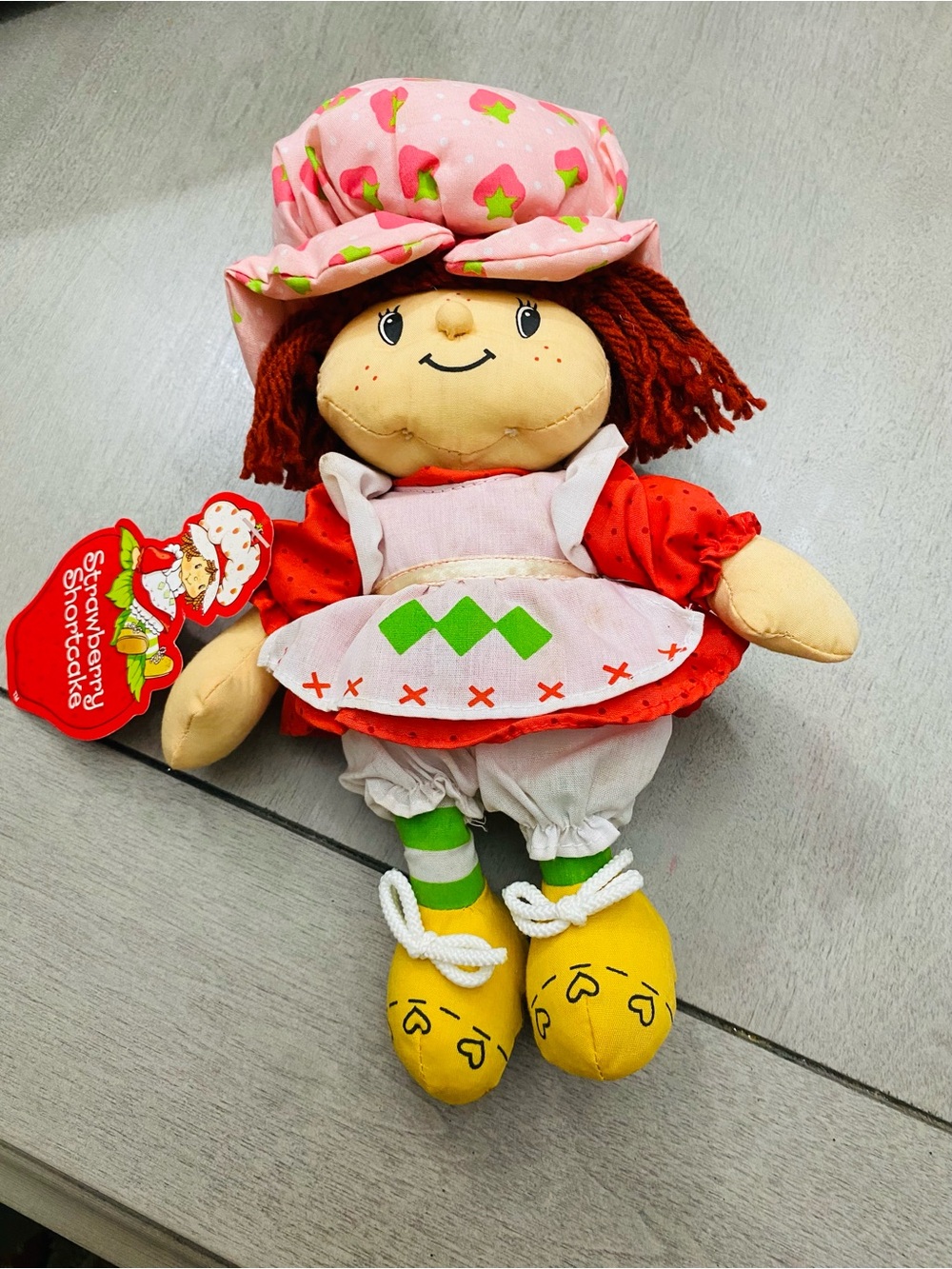 Strawberry Shortcake Pink & Red Plush Doll - Soft Collectible Toy